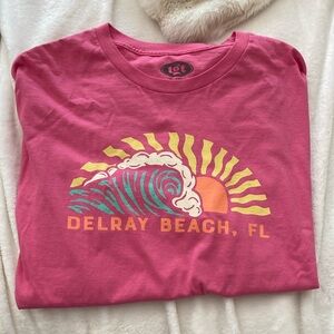 TGT Delray Beach, Florida Pink T-Shirt